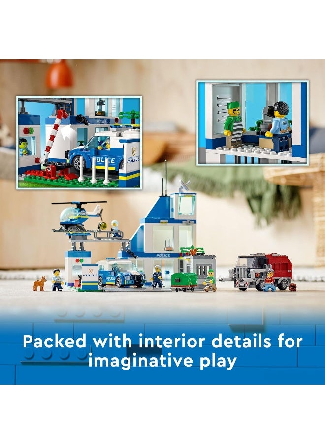 LEGO City Police Station 60316 Building Kit for Kids Aged 6 and up (668 Pieces) - Image 1