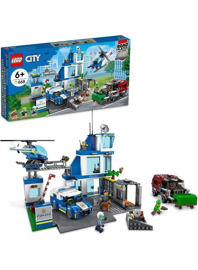 LEGO City Police Station 60316 Building Kit for Kids Aged 6 and up (668 Pieces) - Image 4