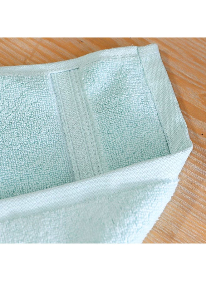 Danube Home Flossy Advance Face Towel 100% Cotton 650 gsm Lightweight Everyday Use Face Towels Ultra Soft And Highly Absorbent For Bathroom Gym L 33 x W 33 Cm-Light Green - Image 5