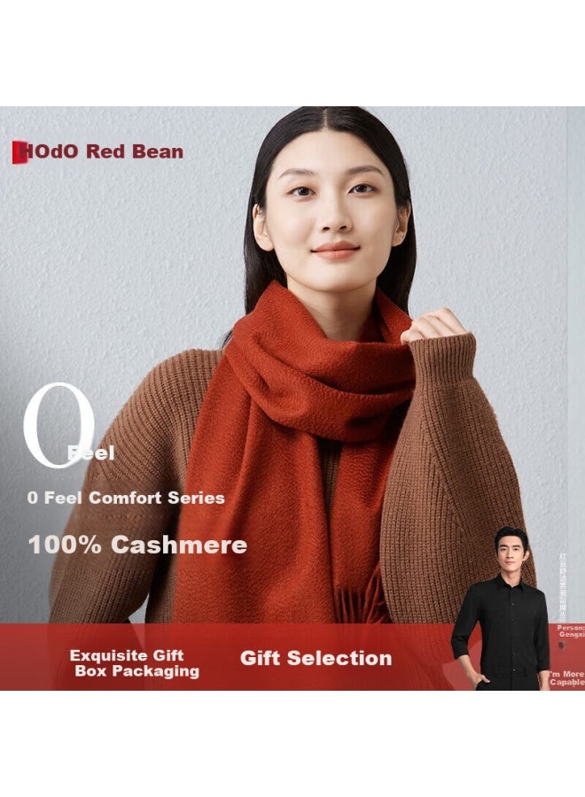 Hodo 100% Cashmere Scarf For Women, Winter Warm Thick Neck Warmer, Gift Box For Mom And Girls, New Year Birthday Present - Image 1