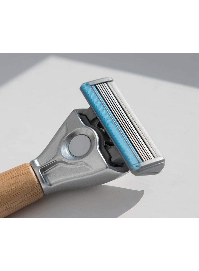 Bulldog Mens Skincare and Grooming Sensitive Skin Razor Blades Refills for Men, 4 Count - Image 5