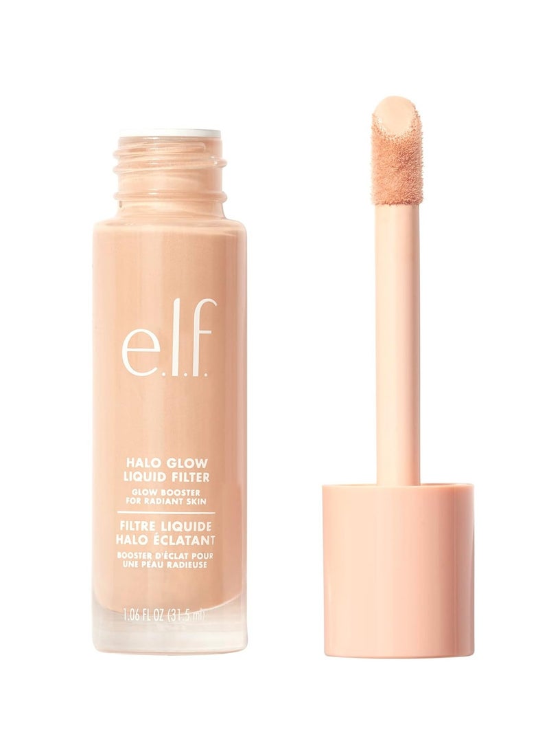 إلف معزز البشرة بفلتر سائل هالو جلو للحصول على مظهر ناعم ومتوهج ومملوء بحمض الهيالورونيك، نباتي ولم يتم الإساءة إلى الحيوانات لتصنيعه، مقاس 1 عادل بالحجم الكامل - Image 1