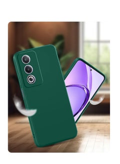 Wtech Oppo A3 Pro 5G 2024 Premium Liquid Silicone Case Cover Dark Green  - Image 4