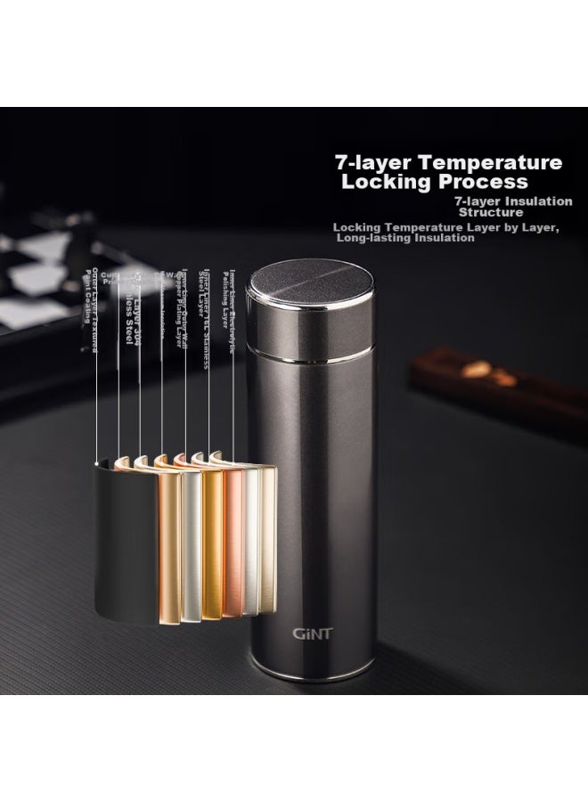 Gint Insulated Mug, 316l Stainless Steel Tea Infuser, Portable Business Car Cup For Men And Women, Customizable, Home And Office Use - Image 3