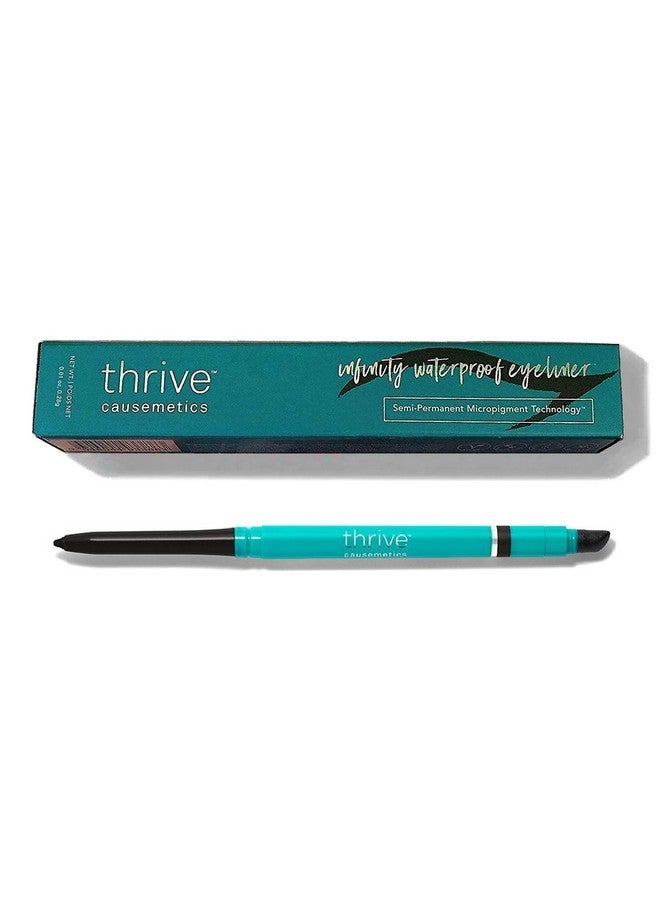 Thrive Causemetics Infinity Waterproof Eyeliner Shade: Lauren (Black Matte)Pencil - Image 2
