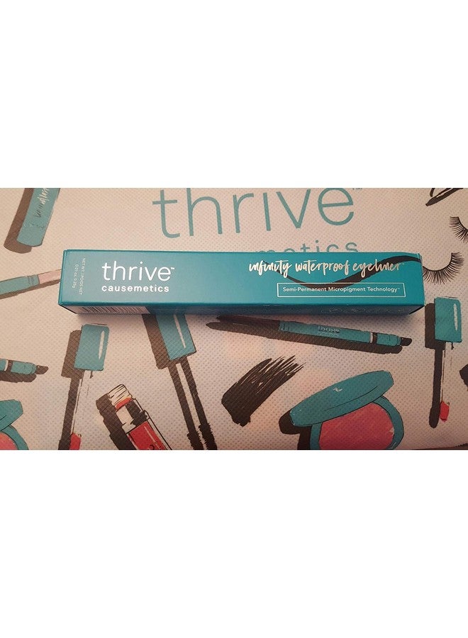 Thrive Causemetics Infinity Waterproof Eyeliner Shade: Lauren (Black Matte)Pencil - Image 4