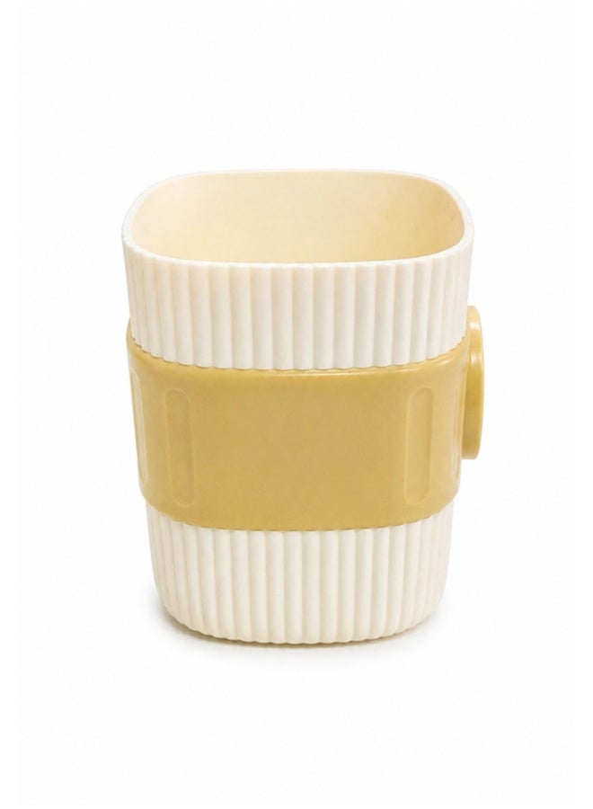 Premium Fluted Eco-Friendly Tea & Coffee Cup with Heat-Resistant Grip – 350ml - Image 2