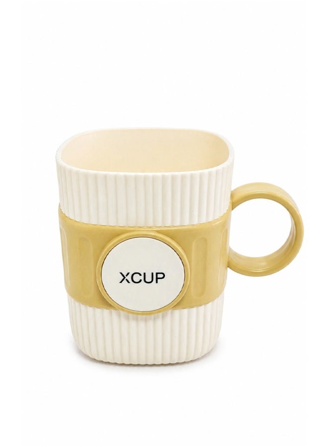 Premium Fluted Eco-Friendly Tea & Coffee Cup with Heat-Resistant Grip – 350ml - Image 1