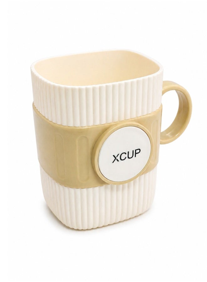 Premium Fluted Eco-Friendly Tea & Coffee Cup with Heat-Resistant Grip – 350ml - Image 4