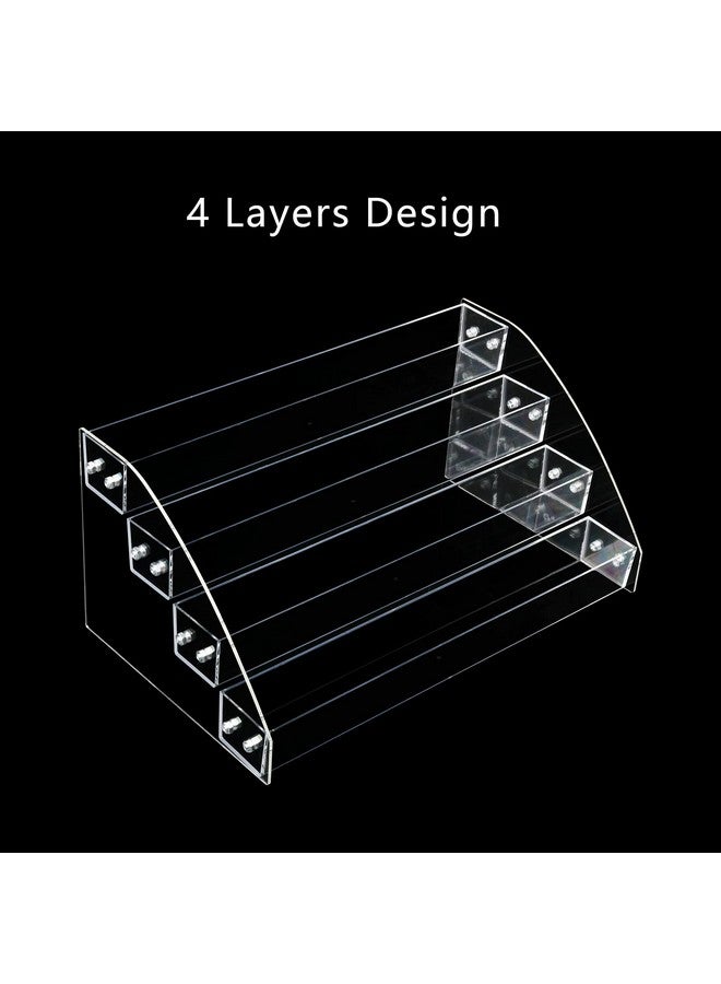 4 Layers Acrylic Paint Organizer Paint Holder Perfect For Craft Hobby Paint Storage Acrylic Paint Storage Craft Paint Storage Paint Rack For 2 Oz Bottles Hobby Paint Storage