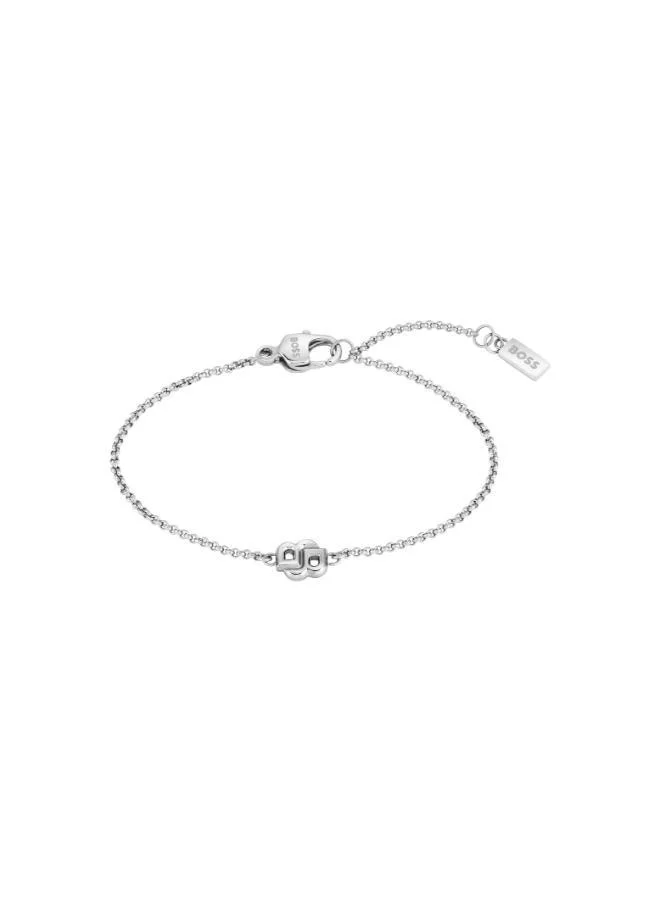 BOSS  Double B Petit Collection Bracelet For Women In Stainless Steel With A Double B Charm - 1580748 for Women | Best Price UAE
