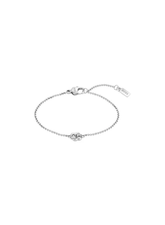 BOSS  Double B Petit Collection Bracelet For Women In Stainless Steel With A Double B Charm - 1580748 for Women | Best Price UAE