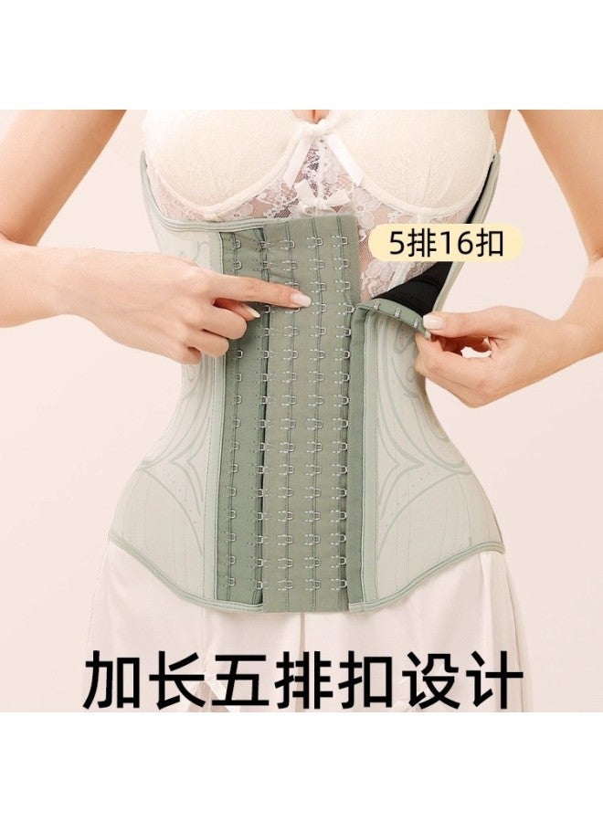 Waistband, Abdominal Belt, Fishbone Shaping Belt, Body Shaper, Women's Waist Slimming Corset, Wedding Dress, Sand Soil