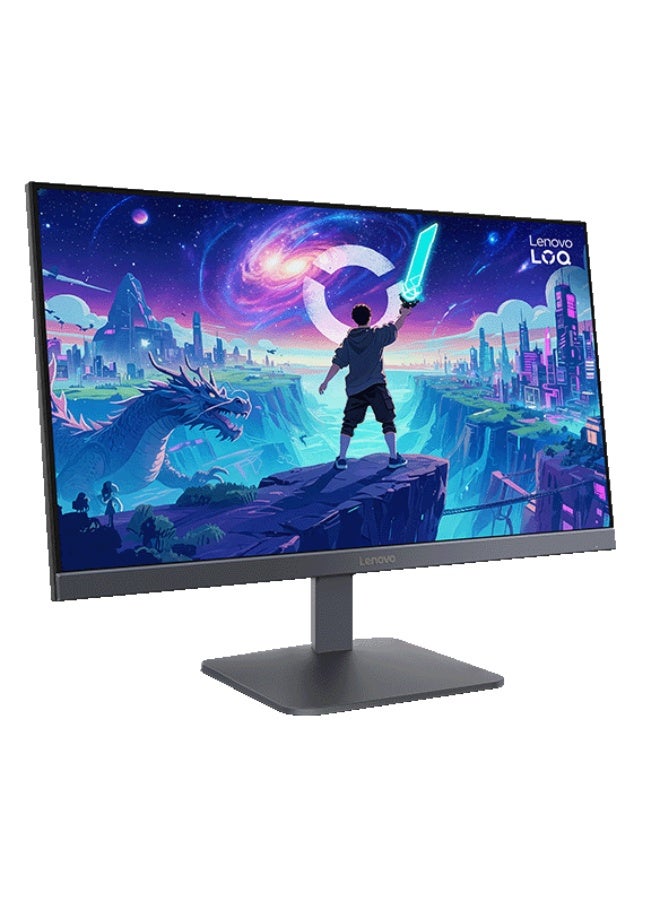 Lenovo LOQ 24-10 Gaming Monitor 23.8-Inch Full HD 1920x1080, IPS Panel Technology, 200Hz Refresh Rate, 0.5ms Response Time, AMD FreeSync Premium Technology & Adaptive Sync Support, HDR10 Compliance, gaming console support - Lunar Grey black - Image 5