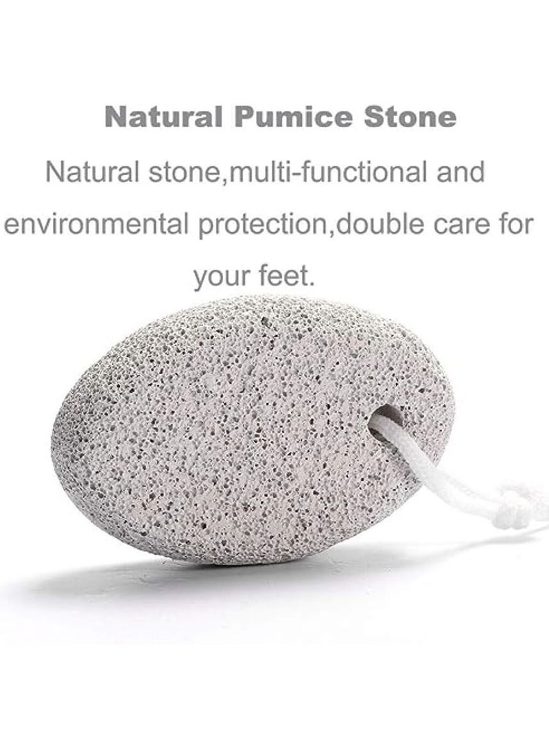 Natural Pumice Stone for Feet,2-Pack Lava Pedicure Tools Hard Skin Callus Remover for Feet and Hands - Natural Foot File Exfoliation to Remove Dead Skin, Heels, Elbows, Hands - Image 4