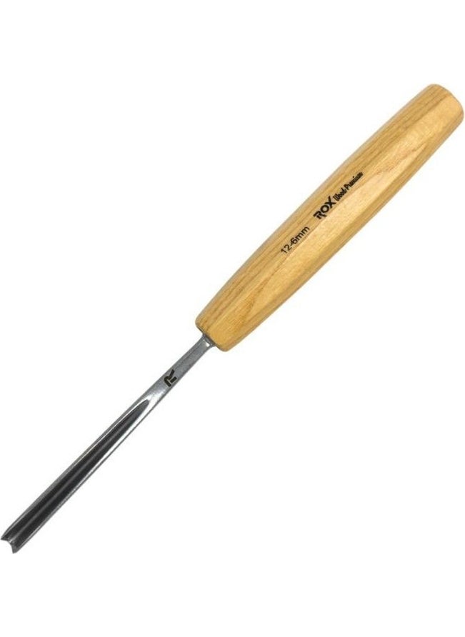 Rox Wood - 0131 Premium V-Need Chisel 6 mm - Image 1