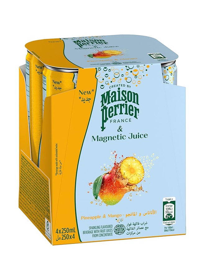 Maison Perrier عصير أناناس + مانجو مغناطيسي من ميزون بيرييه 250 مل - عبوة من 24 - Image 1