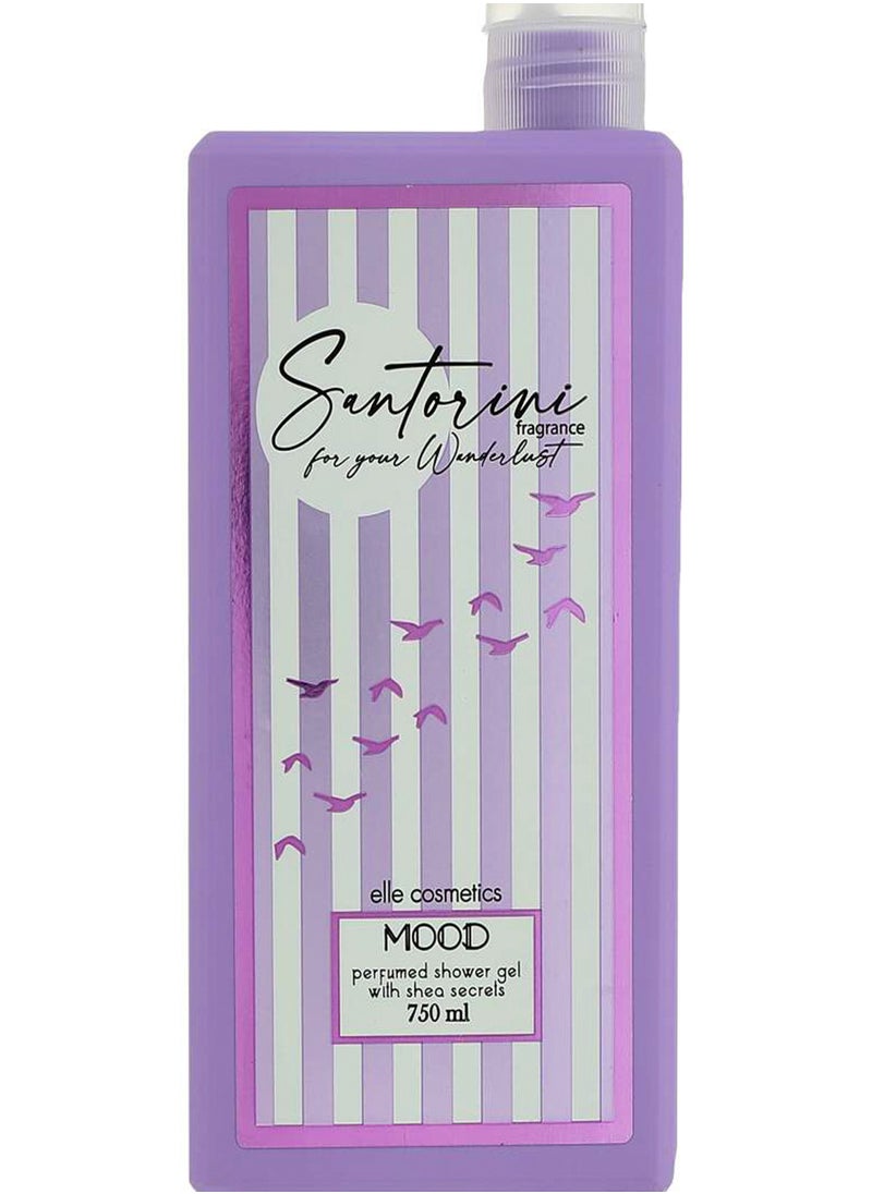 MOOD Mood Santorini Shower Gel 750 Gm + Lofa Multi-Color  - Image 2