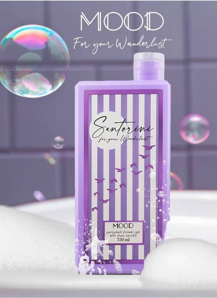 MOOD Mood Santorini Shower Gel 750 Gm + Lofa Multi-Color  - Image 4
