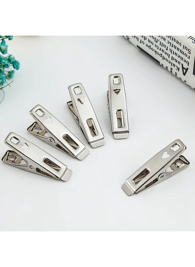 Zigman Cigeman Clothespins, 20-pack, Stainless Steel, For Hanging Clothes, Socks, And Quilts - Image 2