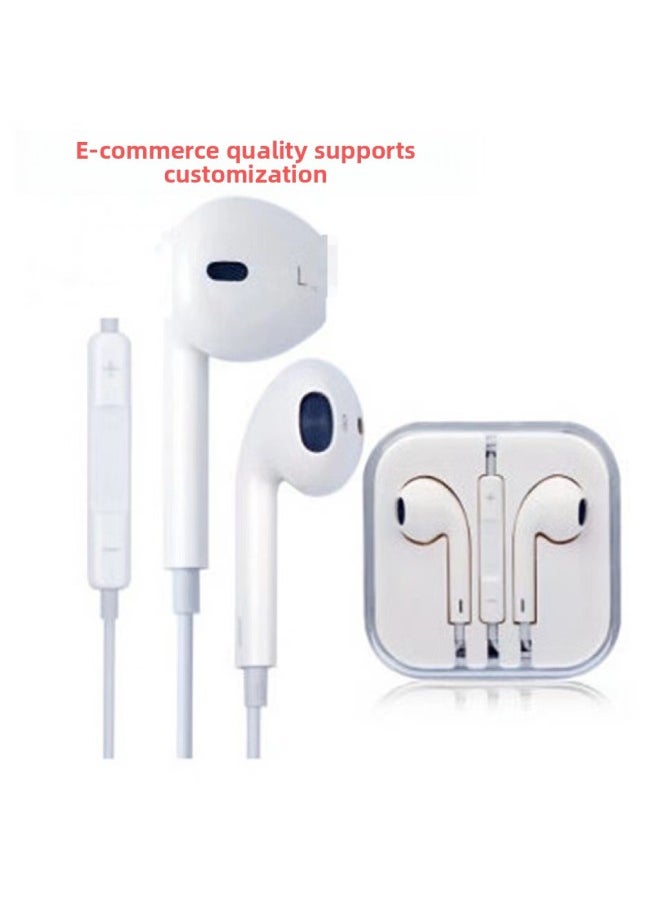 Suitable For Iphone Wired Bluetooth Headset For Apple/android/For Huawei Wired Plug-in Headset Type-c In-ear Type-Color:3.5mm Android Universal Headphones