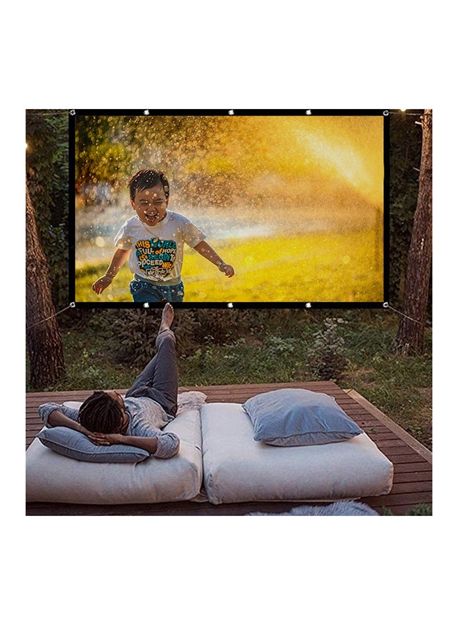 Portable HD Home Theater Projection Screen UNV-OZ-SCR-03 White  - Image 4