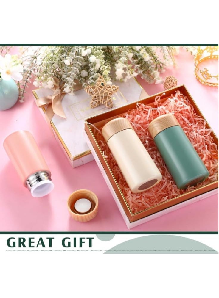 ترمس حراري صغير للقهوة والحليب والشاي، ترمس حراري صغير للمشروبات الساخنة والباردة، زجاجة مياه صغيرة من الفولاذ المقاوم للصدأ 304، قارورة مفرغة من الهواء للعمل، سعة 150 مل، لون (ازرق) - Image 5