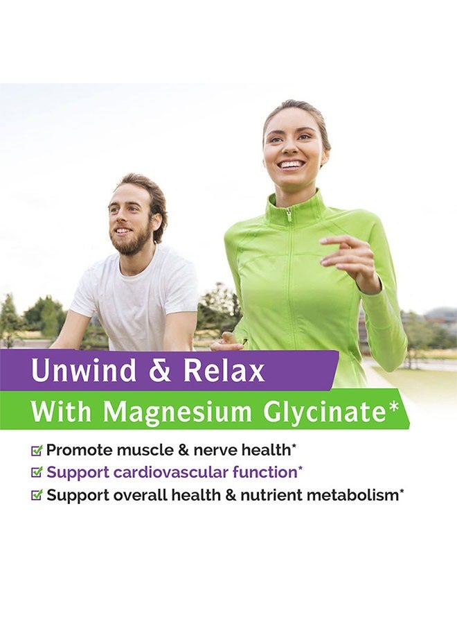 Magnesium Glycinate High Absorption Magnesium Glycinate Capsules 120 Capsules, Vegetable Cellulose Capsule, Supports Bone, Muscle, Nerve and Heart Health, Pure and Natural Dietary Supplement  - Image 3