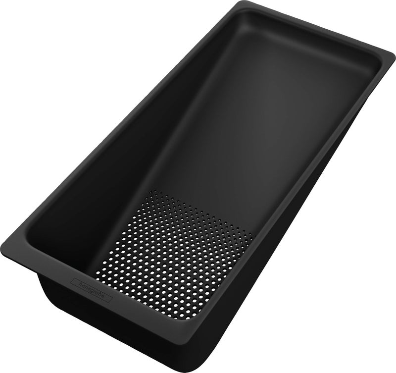 Hansgrohe 40963000 Multi-Functional Multifunctional Strainer, Sieb, Matt Black - Image 1