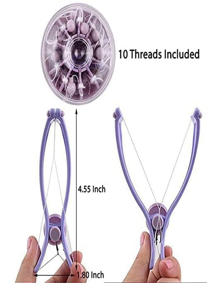 MRP ENTERPRISE مجموعة ملاقط متعددة الاستخدامات لإزالة شعر الوجه والجسم والحواجب بالخيط من إم آر بي، مع 6 خيوط إضافية. - Image 4