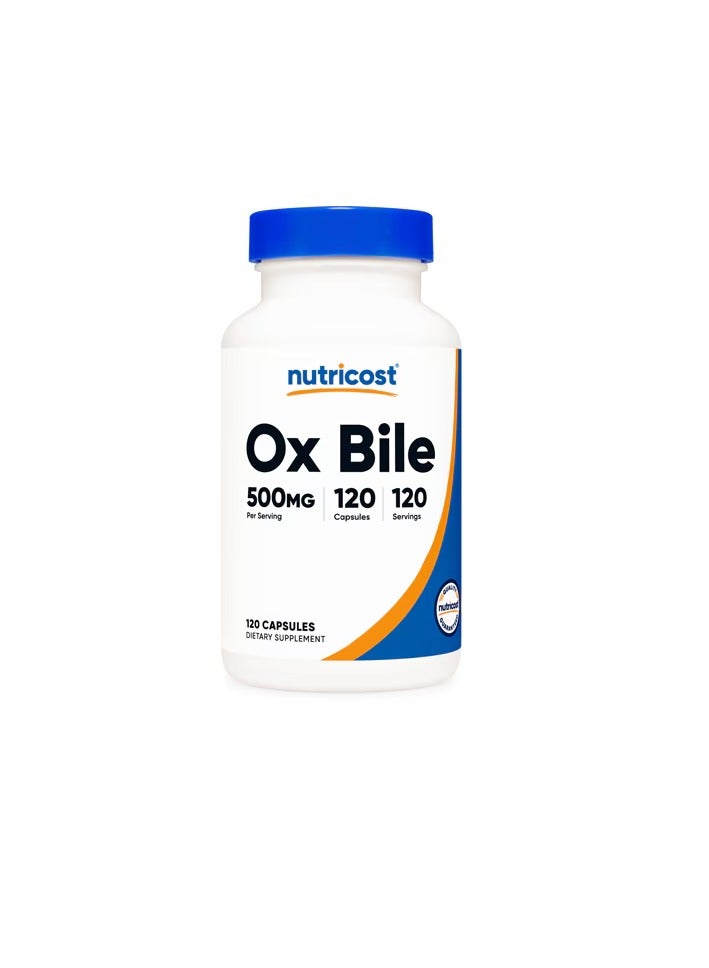 Ox Bile 500 mg 120 Capsules