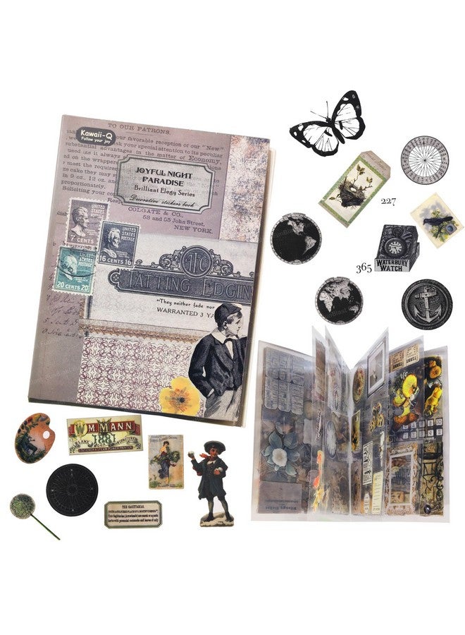 فنبلاست مجموعة ملصقات فن بلاست - ٢٠ ورقة/١٥٠+ ملصق مجلة، كتاب ملصقات زخرفية، ملصقات للمشاريع، ملصقات على الطراز الأمريكي، مجلات، سكرابوكينغ (D) - Image 1