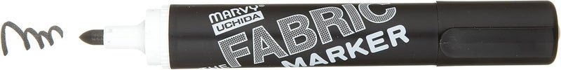 uchida 622-C-1 Marvy Broad Point Fabric Marker, Black - Image 2