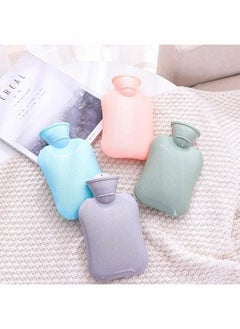 Generic 500ml Hot Water Bottle Without Cap, Bedside Bottle for Adults and Kids, Pain Relief Back Pain Menstrual Pain Neck Shoulder Pain Relief  - Image 1