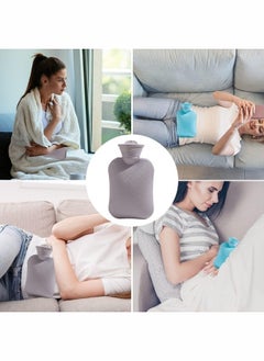 Generic 500ml Hot Water Bottle Without Cap, Bedside Bottle for Adults and Kids, Pain Relief Back Pain Menstrual Pain Neck Shoulder Pain Relief  - Image 5