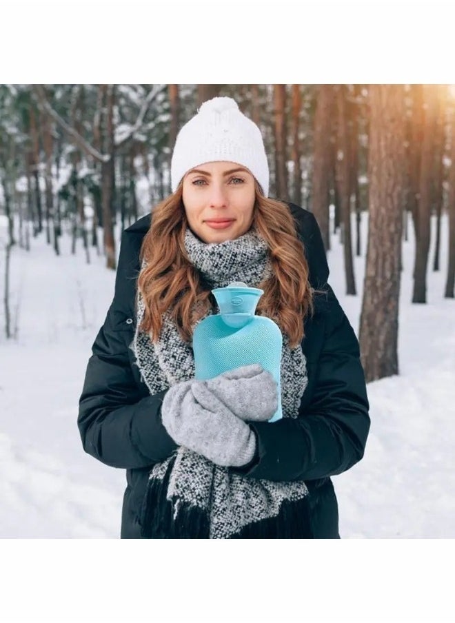 Generic 500ml Hot Water Bottle Without Cap, Bedside Bottle for Adults and Kids, Pain Relief Back Pain Menstrual Pain Neck Shoulder Pain Relief  - Image 4