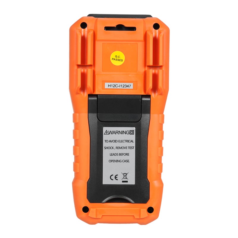 Insulation Resistance Tester 50/100/250/500/1000V Megohmmeter and Multimeter with 2 Test Leads Alligator Clips Measurement AC/DC Voltage Frequency Conduct Low Resistance - Image 5