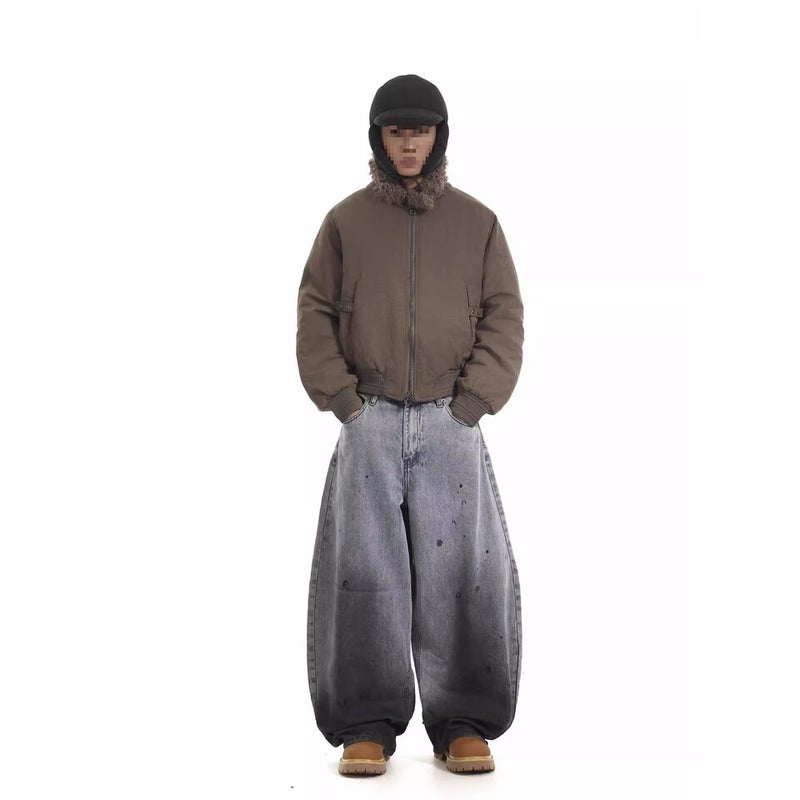 Unisex Classic Denim Jeans Loose Fit Daily Outdoor Wear - Image 5