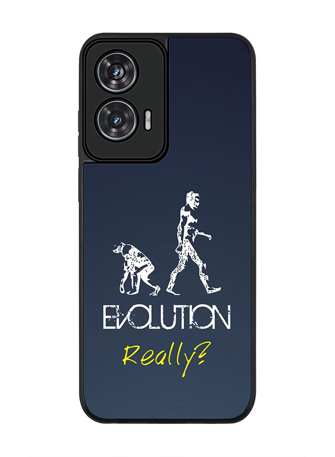 Stylizedd For Motorola Edge 50 Fusion 5G Case,Slim fit Camera Protection, Shockproof Thin Phone cover  - Evolution, Really (Grey) - Image 1