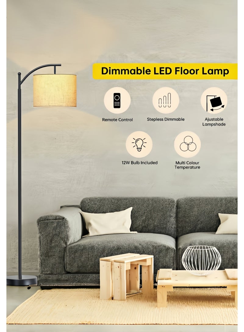 الأمويلات مصباح أرضي LED، تحكم عن بعد وتطبيق ومفتاح قدم، رأس ابجوره طويله قابل للتعديل: إضاءة متدرجة 3000K-6000K، مؤقت، تركيب سهل، ديكور طبيعي اضاءه ارضيه - Image 3