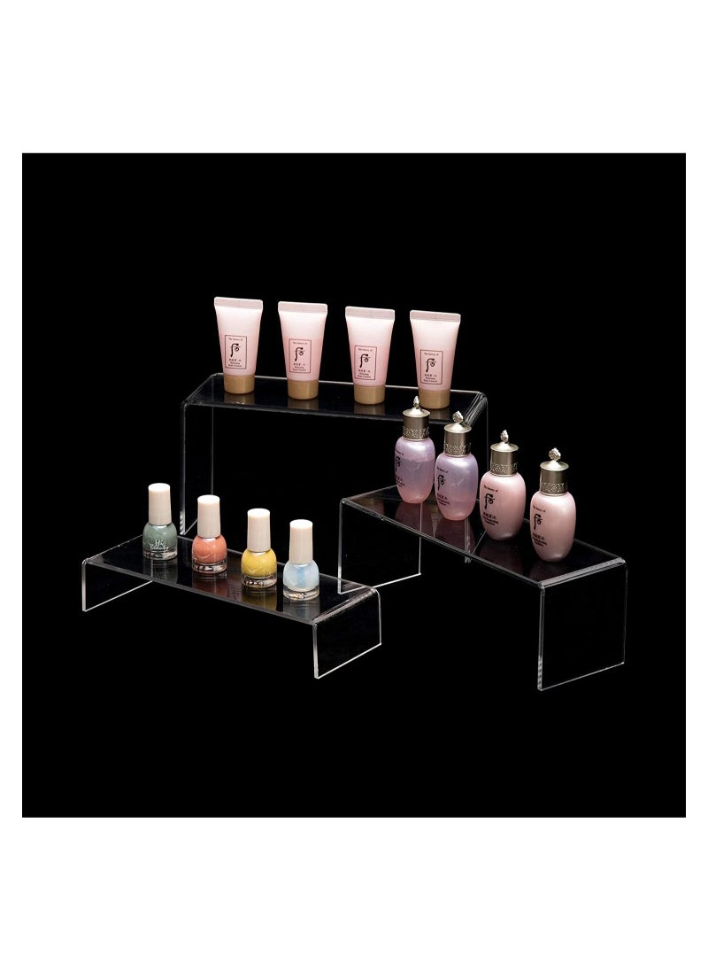 Eworld - 6 Pack clear Acrylic Display Riser for jewelry and Decorative stuff - Image 1