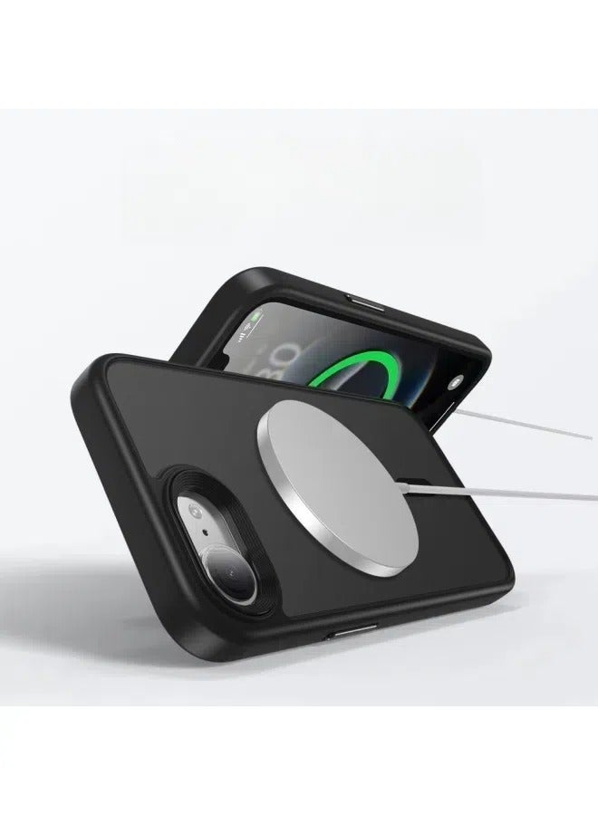 عام مناسبة ل iPhone 16E حالة الهاتف المحمول متجمد المغناطيسي المضادة للسقوط شاملة الغطاء الواقي للهاتف المحمول - Image 2