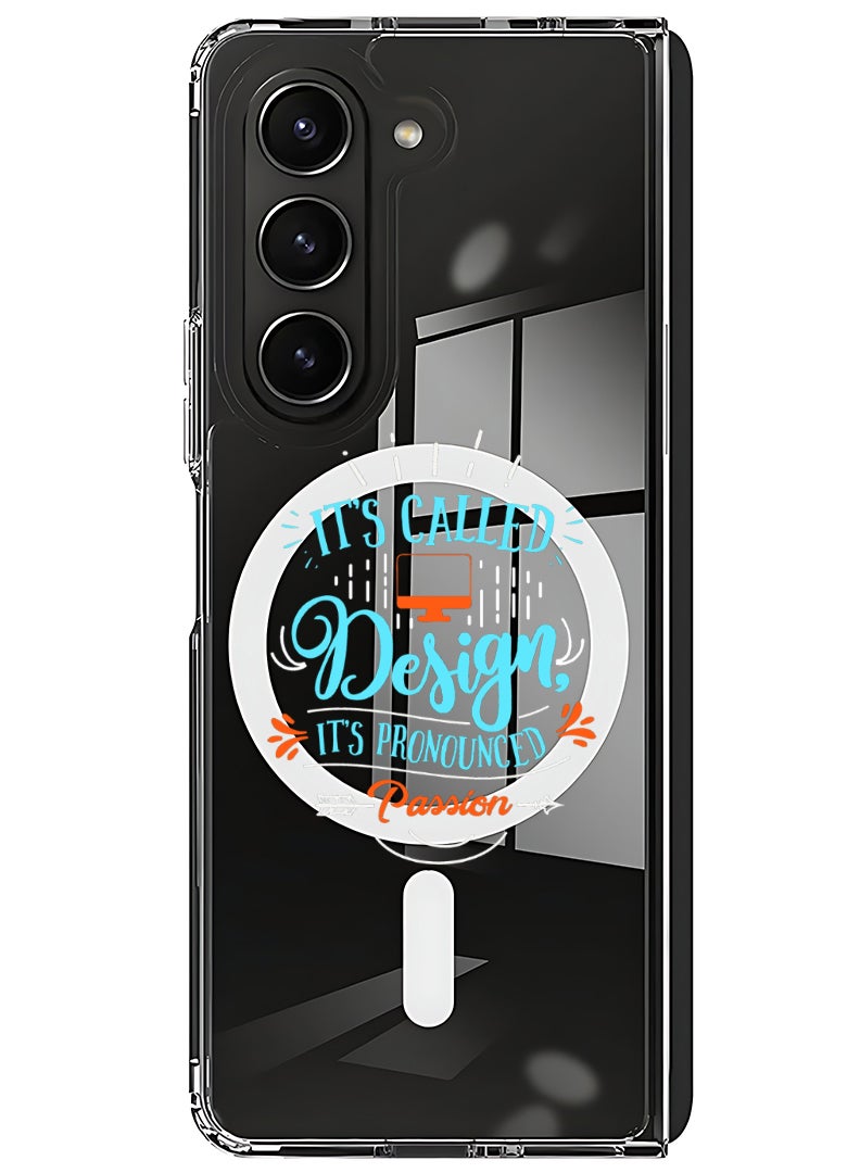 Theodor Magnetic Case for Samsung Galaxy Z Fold 6 Compatible with MagSafe Wireless Charging, Shockproof Phone Bumper Cover its called design  - Image 1
