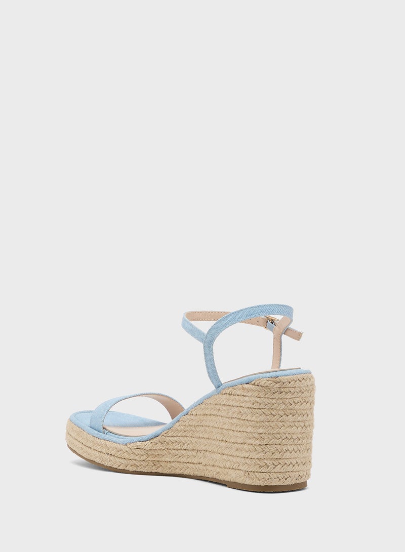 ELLA Ladies High Heel Wedge Sandal - Image 2