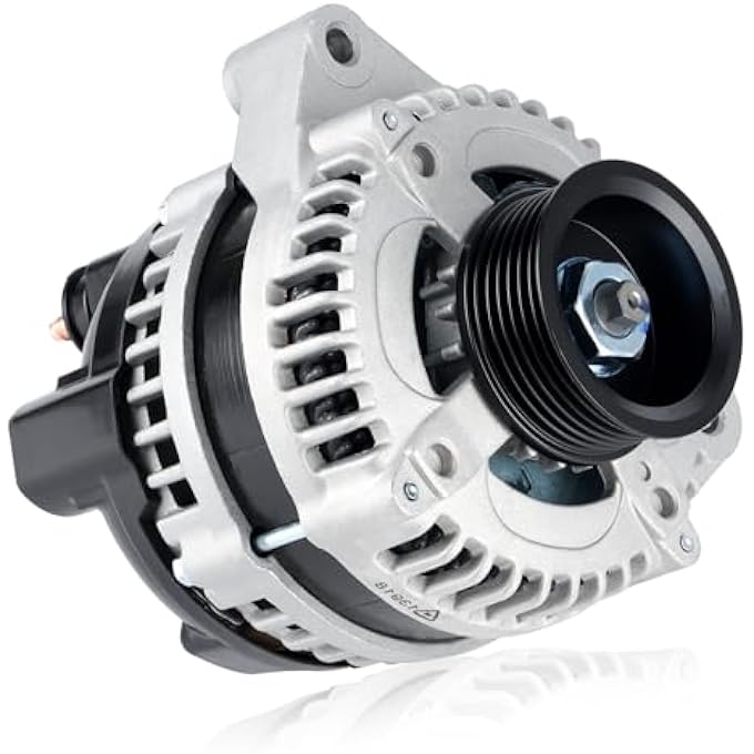 Farrme 13918 Car Alternator 12V 130 Amp, 6-Groove Pulley Fit for Honda Odyssey 2002-2004, for Pilot 2003-2004 & for Acura MDX 2001-2002 V6 3.5L Automotive Replacement Alternators 13918N, 104210-3090 - Image 1