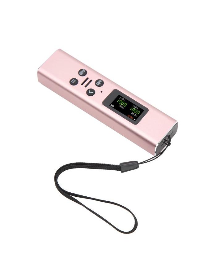 Thoraya Portable Air Quality Detector Highly Accurate Home Portable HCHO Detector Handheld Air Quality Detector Rose Gold  - Image 5