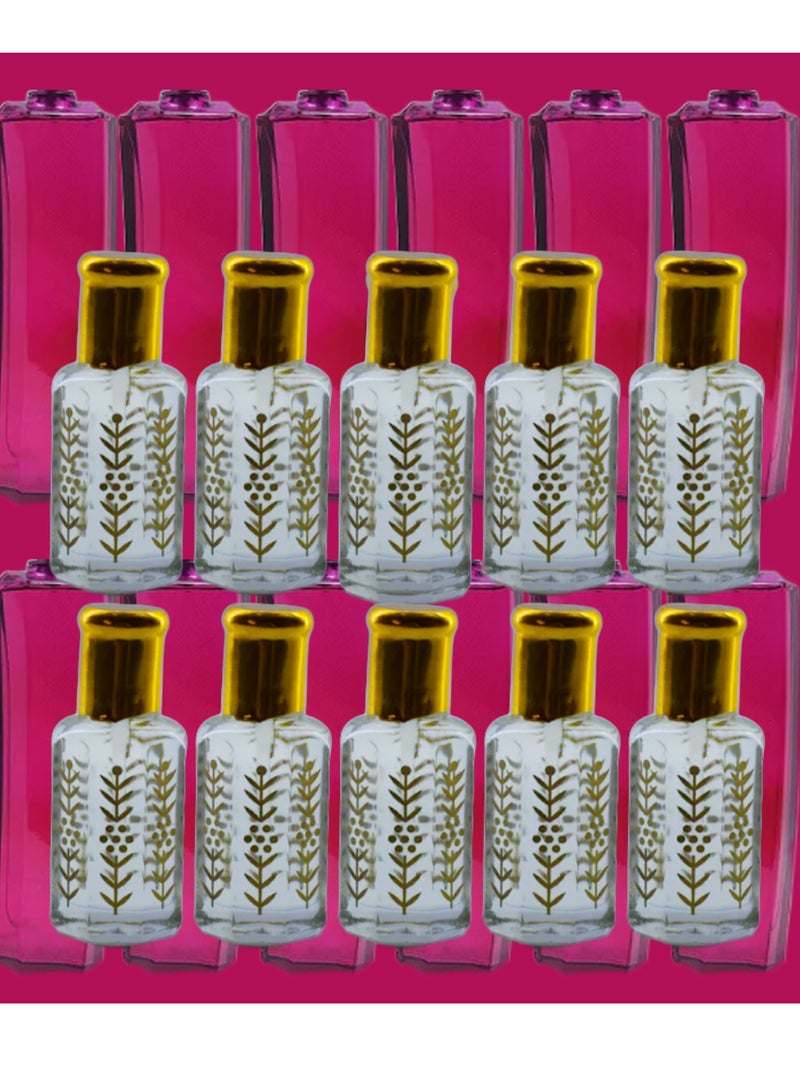 10 قطع زيت عطري اسكادا مغنسيوم نسائي الشفاف الأصلي 12مل