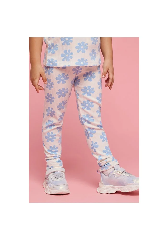 أر أند بي Floral Print Leggings With Elastic Waist