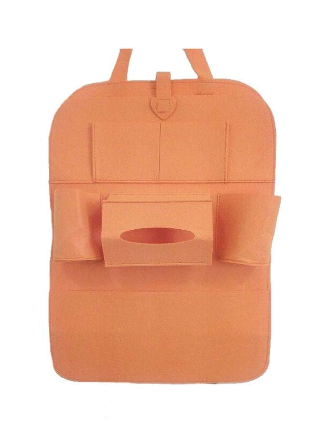 نيبمينينت حامل ومنظم للأغراض الشخصية يوضع خلف المقعد بلون برتقالي