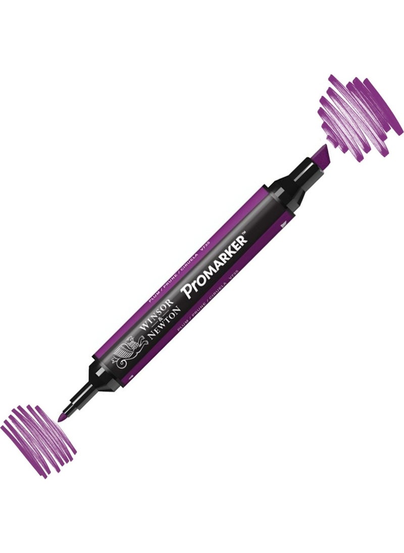 Winsor Newton - Winsor Newton Letraset Promarker Pen V735 Plum - Image 1